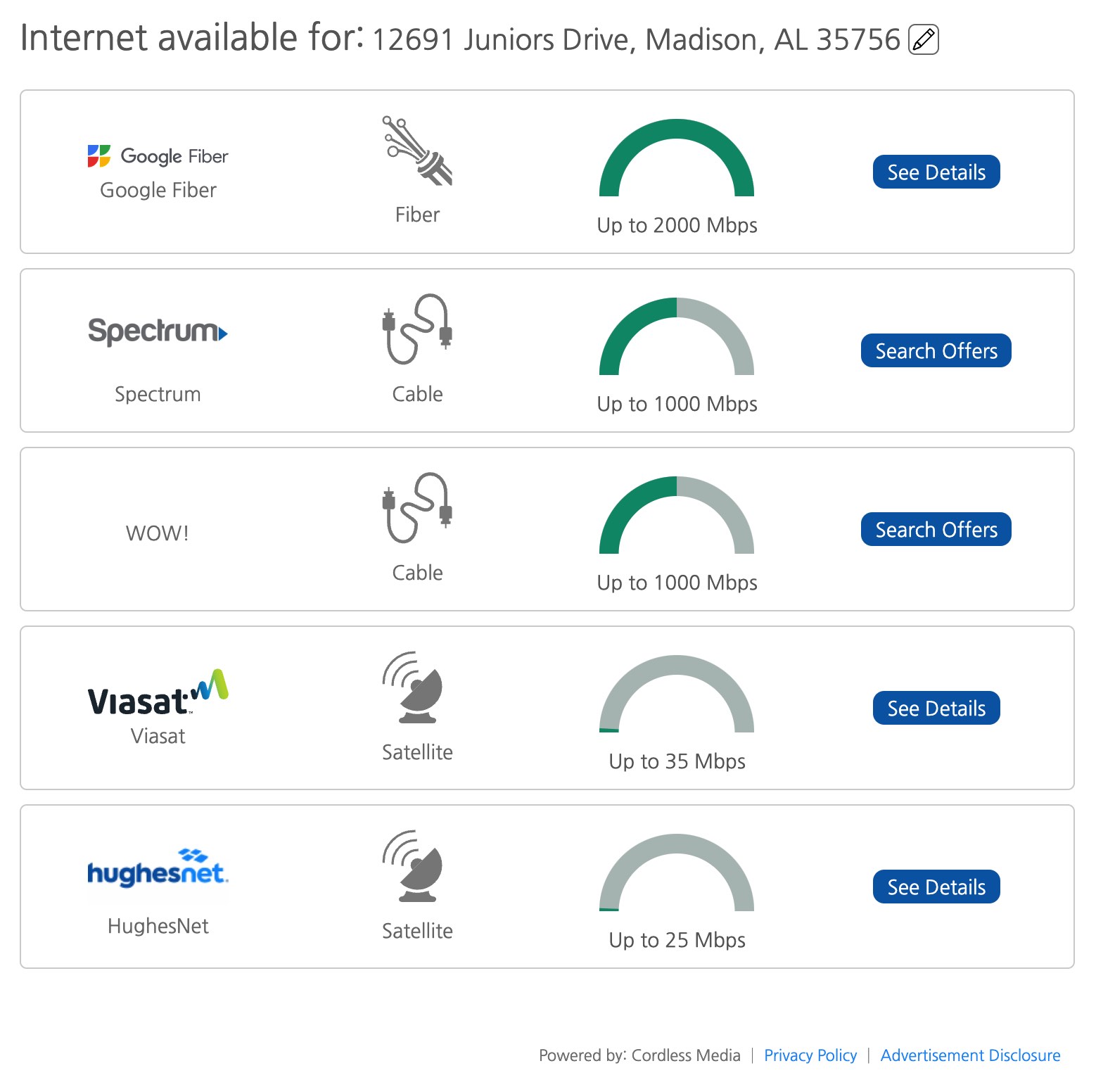 ISP Widget Sample