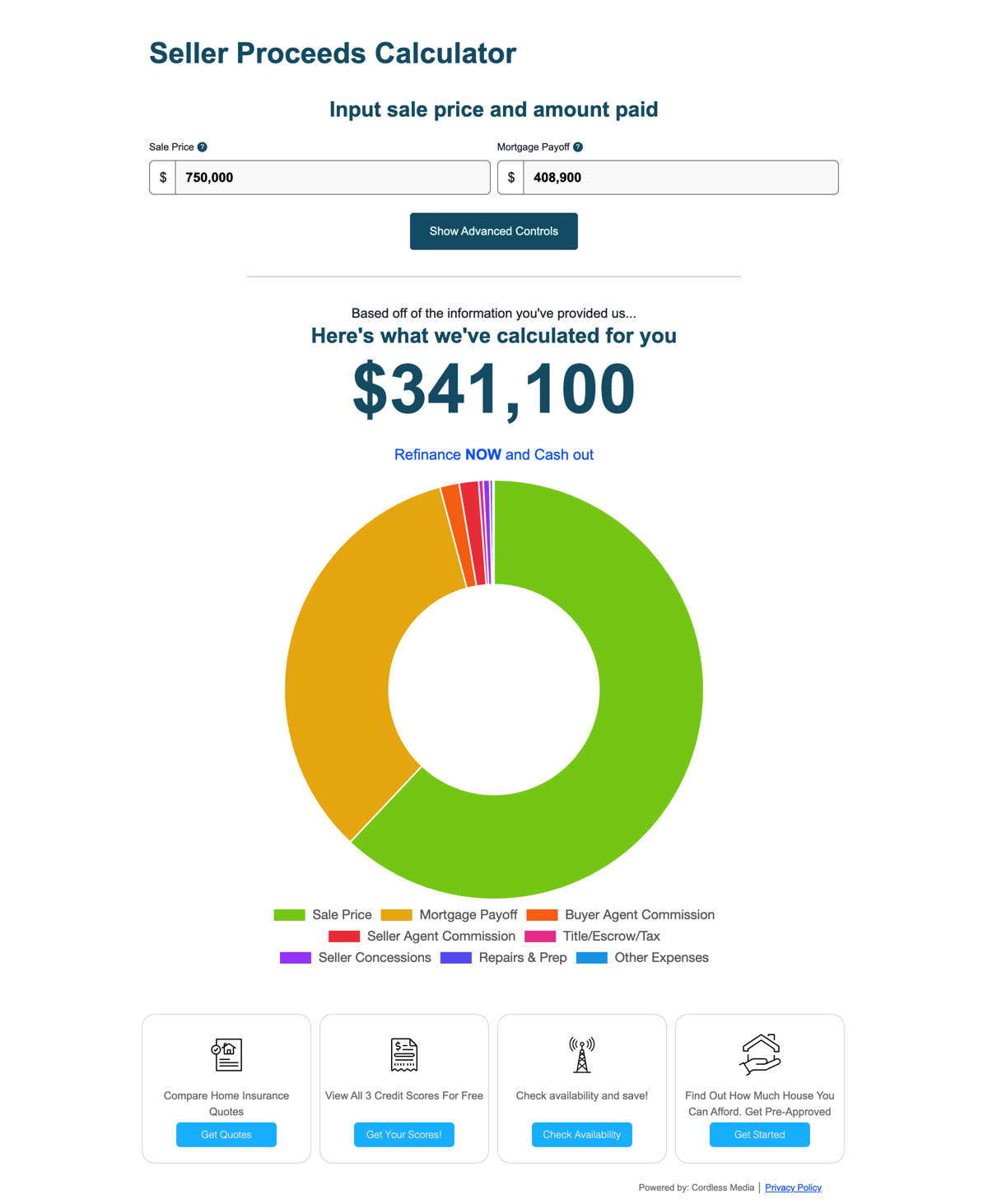 Seller Proceeds Calculator